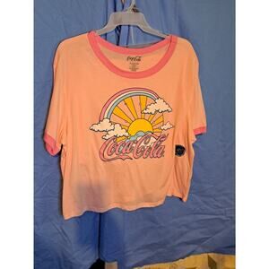 Coca Cola Women's PLUS Cotton T-Shirt & Shorts Lounge PJ Set SIZE 3X (22W-24W)
